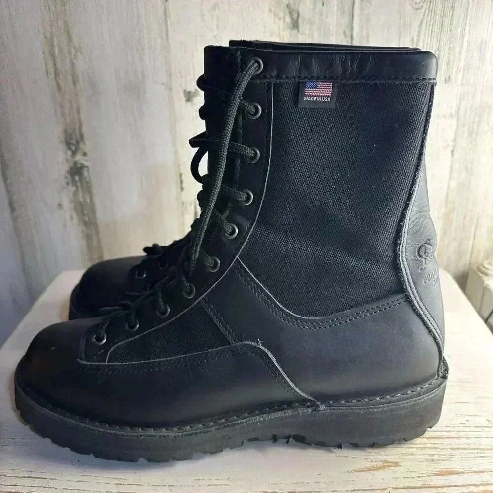 Danner Acadia 8" Boots Gore Tex Black 21210 Men's Size 9.5 D USA Combat *NEW*